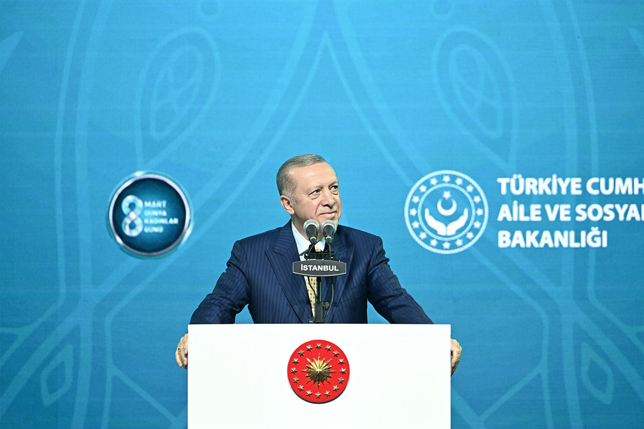Erdogan Halic Kongre Merkezi Kadinlar Gunu 08032024 Aa9