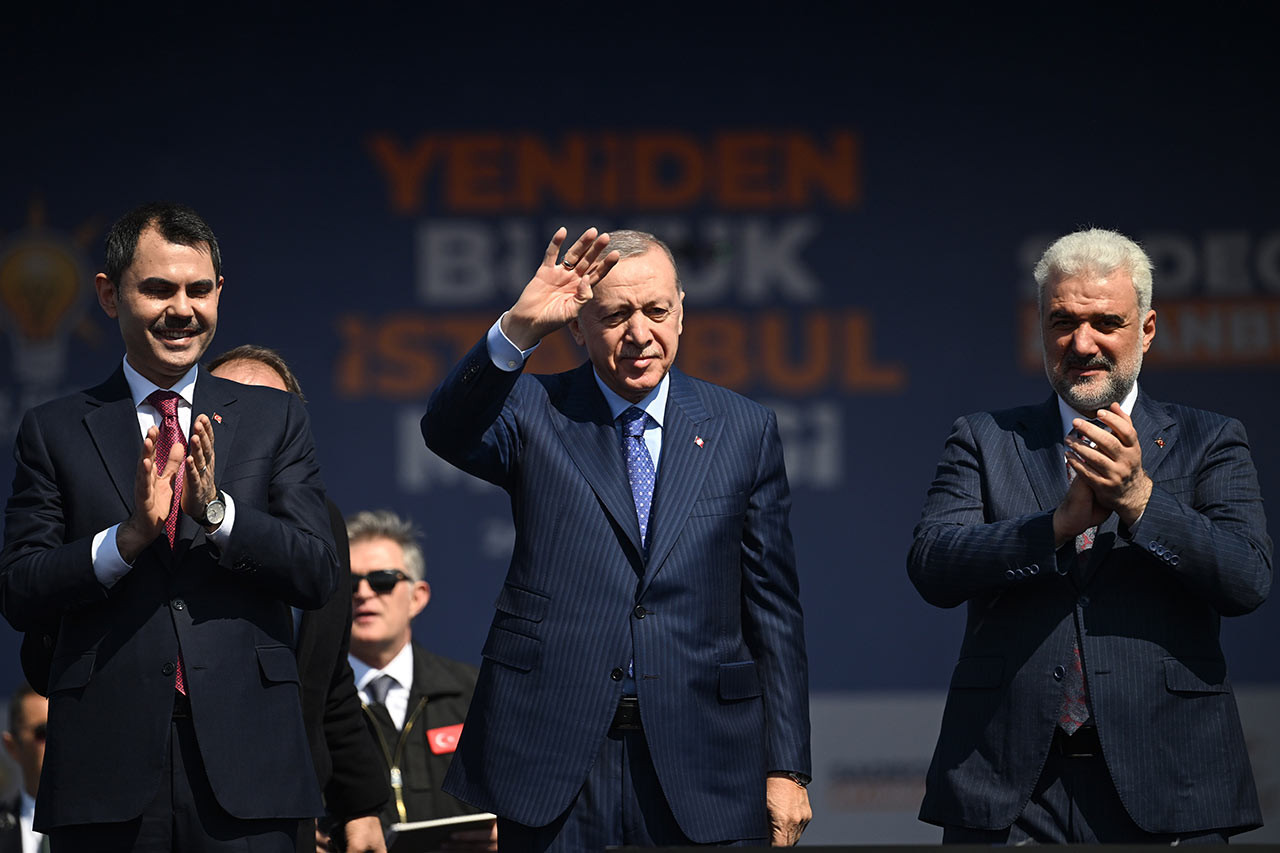 Erdogan Murat Kurum Osman Nuri Kabaktepe 24032024 Aa2