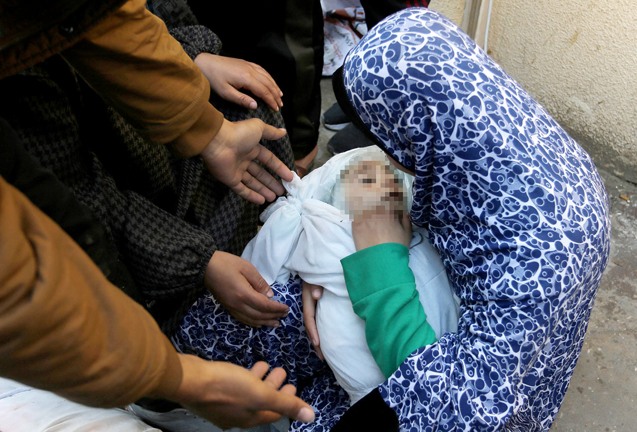 Israil Saldiri Gazze Olen Insanlar 08032024 Aa2