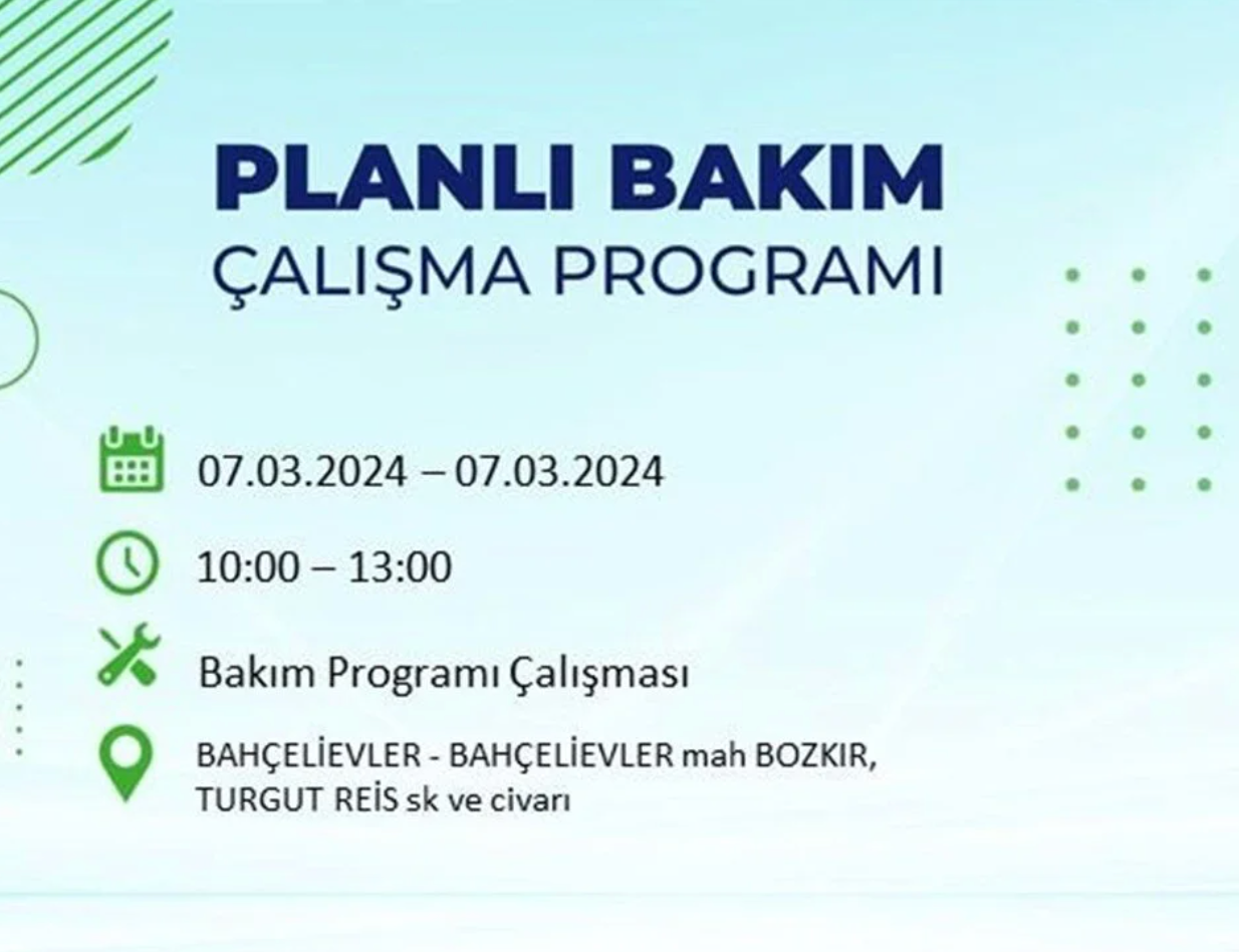 Istanbulda Yarin 22 Ilcede Elektrik Kesintisi Olacak Saatlerce Gelmeyecek Iste O Liste 6 Mart 10