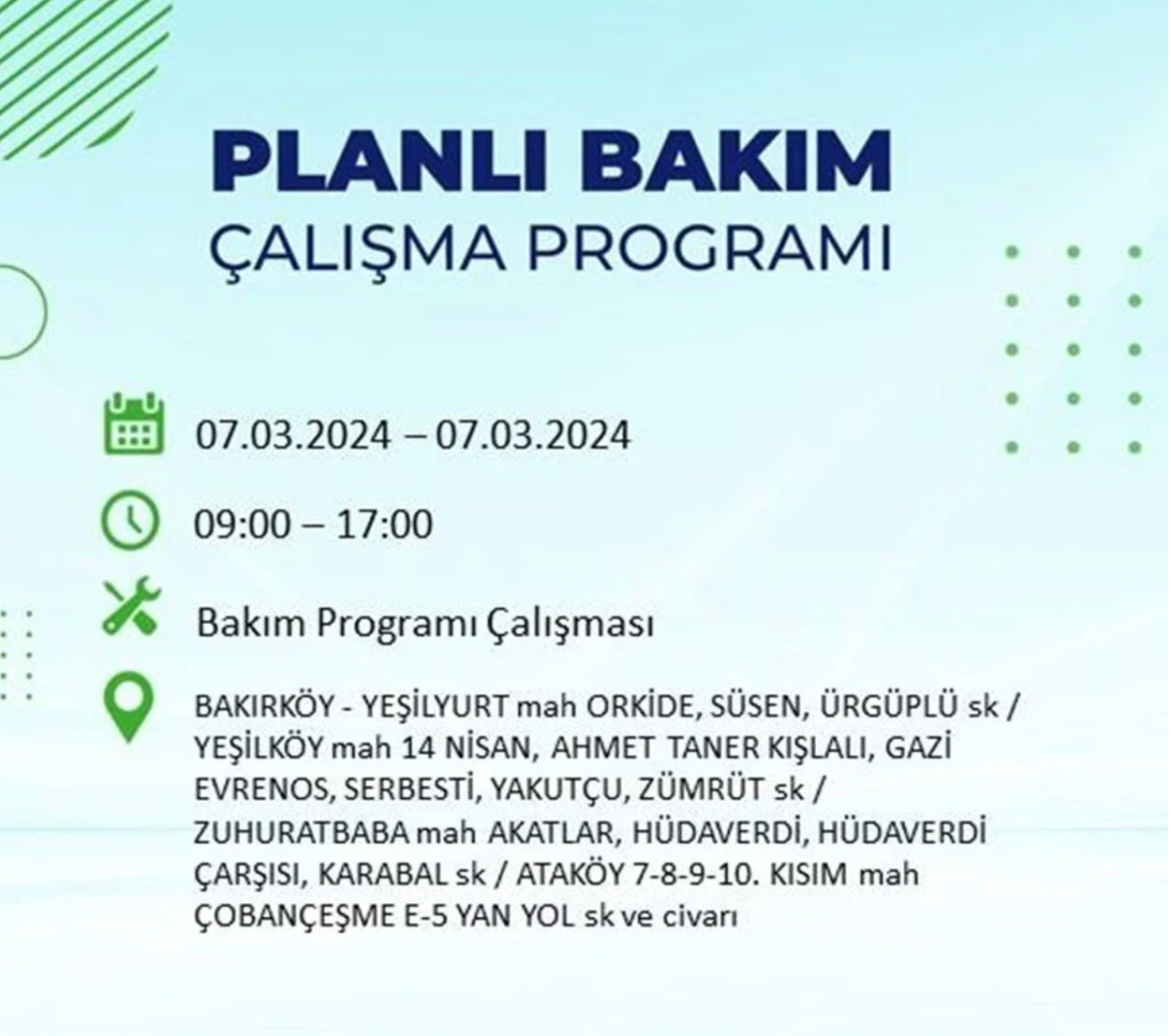Istanbulda Yarin 22 Ilcede Elektrik Kesintisi Olacak Saatlerce Gelmeyecek Iste O Liste 6 Mart 12