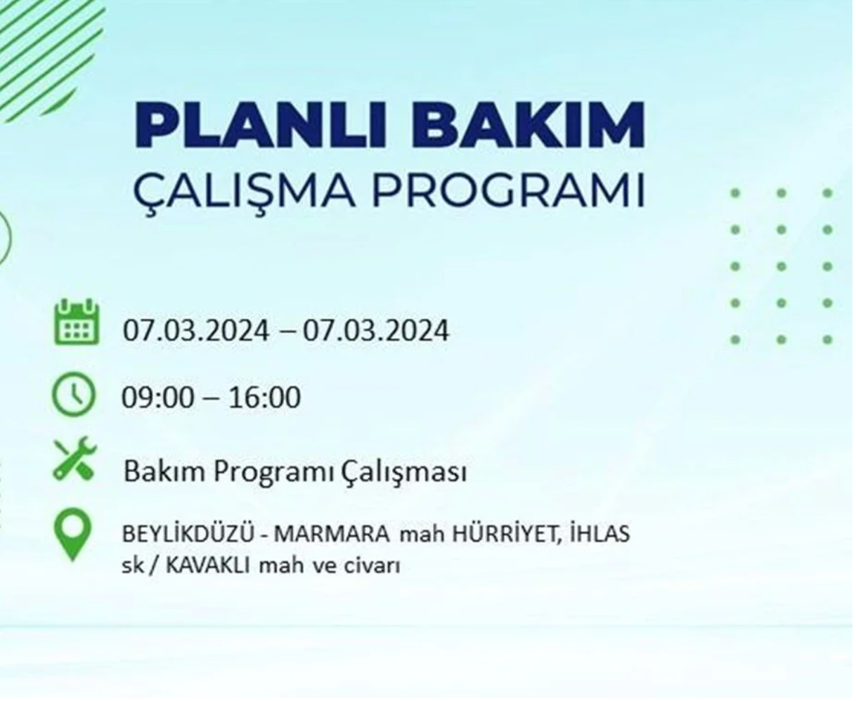 Istanbulda Yarin 22 Ilcede Elektrik Kesintisi Olacak Saatlerce Gelmeyecek Iste O Liste 6 Mart 17