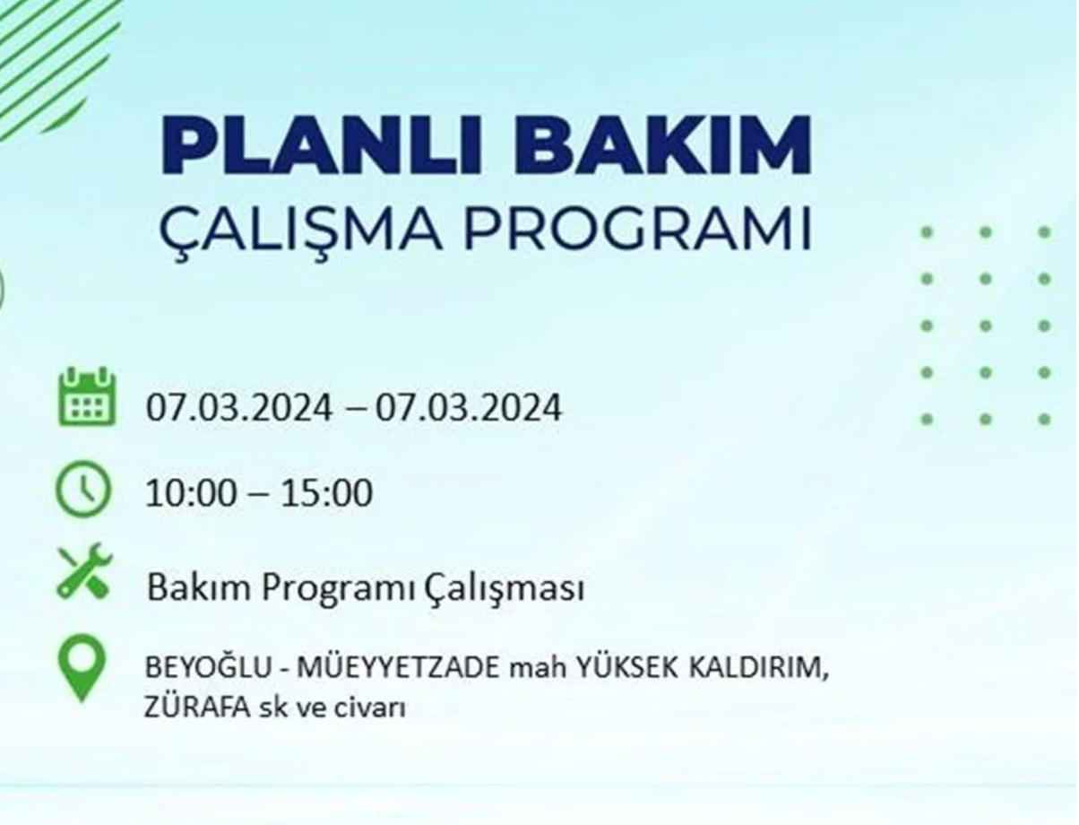 Istanbulda Yarin 22 Ilcede Elektrik Kesintisi Olacak Saatlerce Gelmeyecek Iste O Liste 6 Mart 18