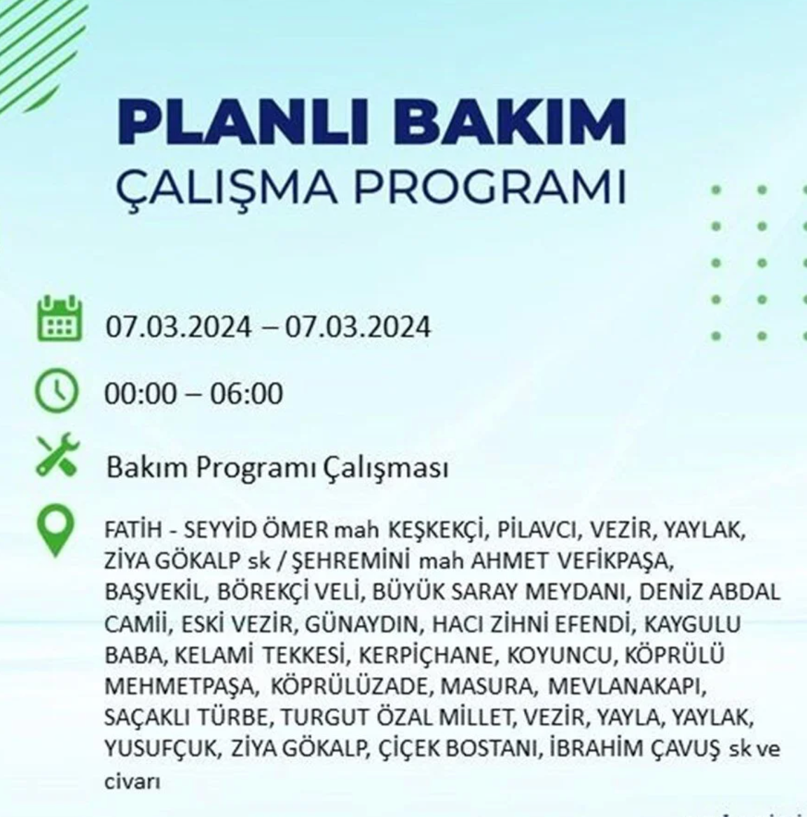 Istanbulda Yarin 22 Ilcede Elektrik Kesintisi Olacak Saatlerce Gelmeyecek Iste O Liste 6 Mart 27