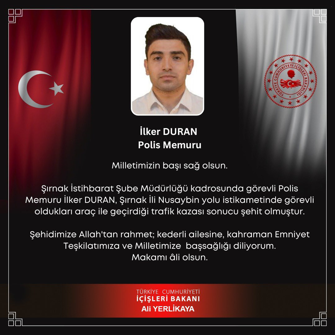 Kazada Bir Polis Daha Sehit Oldu 14Mart2024 1