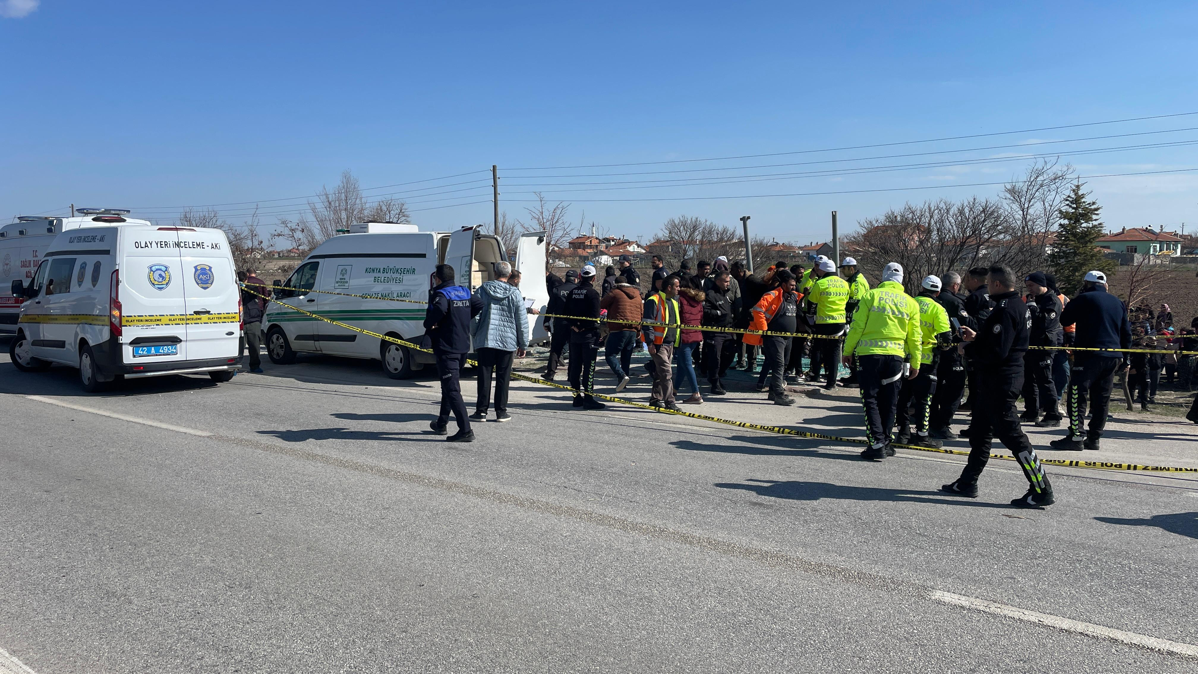Konya Otobus Duragi Kaza 4 Olu 19032024 Aa (4)
