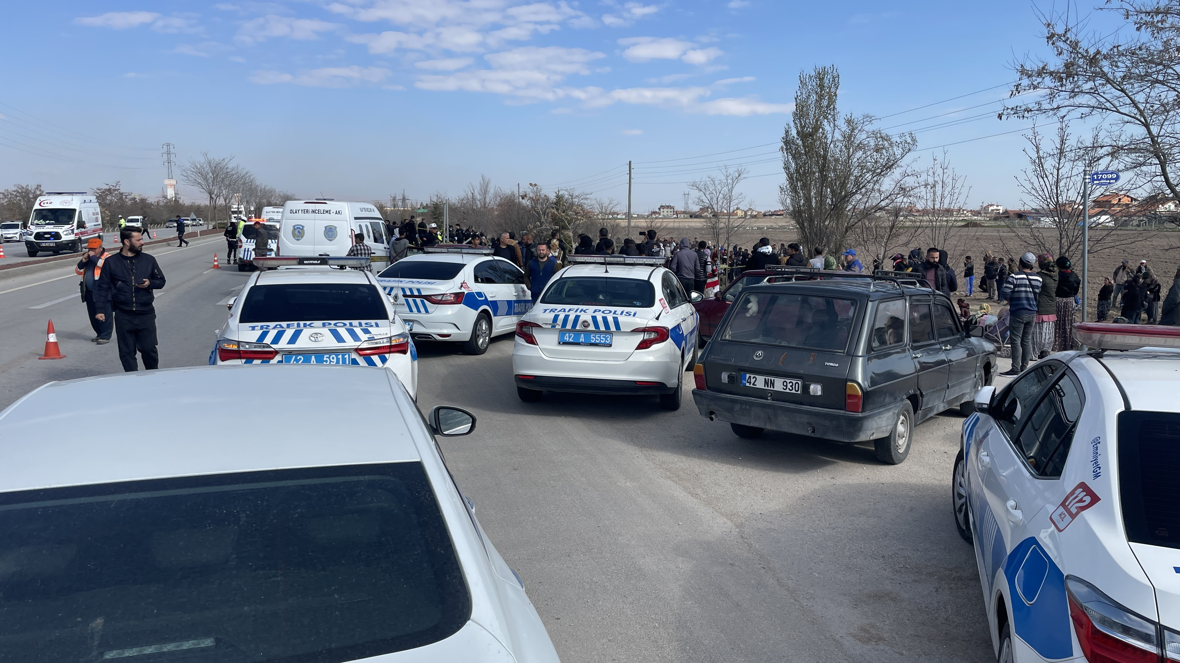 Konya Otobus Duragi Kaza 4 Olu 19032024 Aa (6)