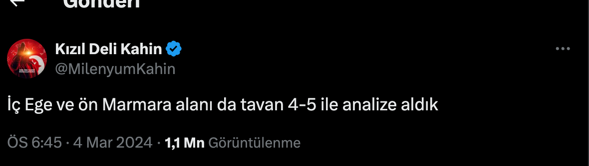 Maden Faciasini Bilen Kizil Deli Kahin Bu Kez De Dunku Depremi Saatler Oncesinden Bildi 5 Mart 2