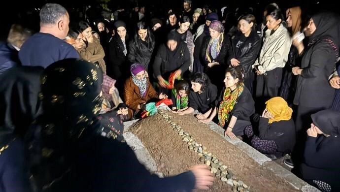 Zeynep Oduncu Dem Milletvekili Terorist Cenazesi 05042024 Iha 2