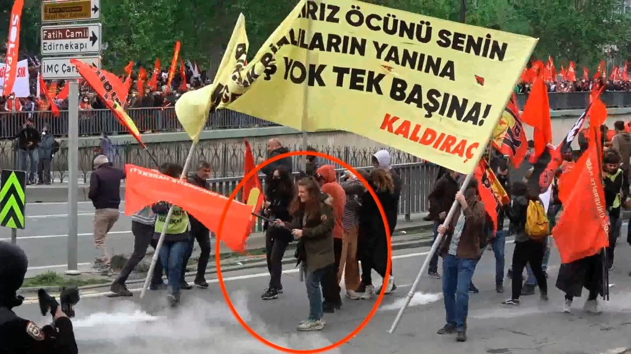 1 Mayis Marjinal Gruplar Polise Saldiri 05052024 Iha (4)