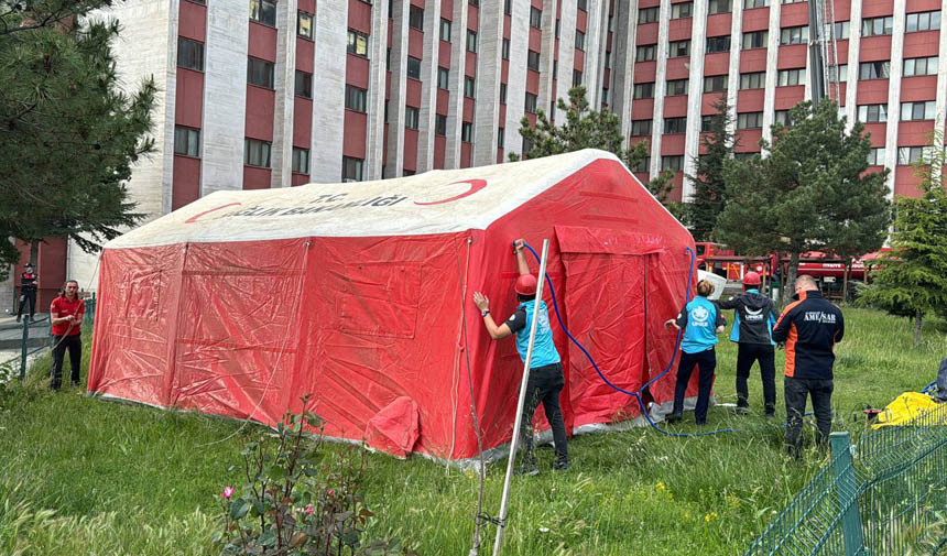 Trakya Universitesi Yangin