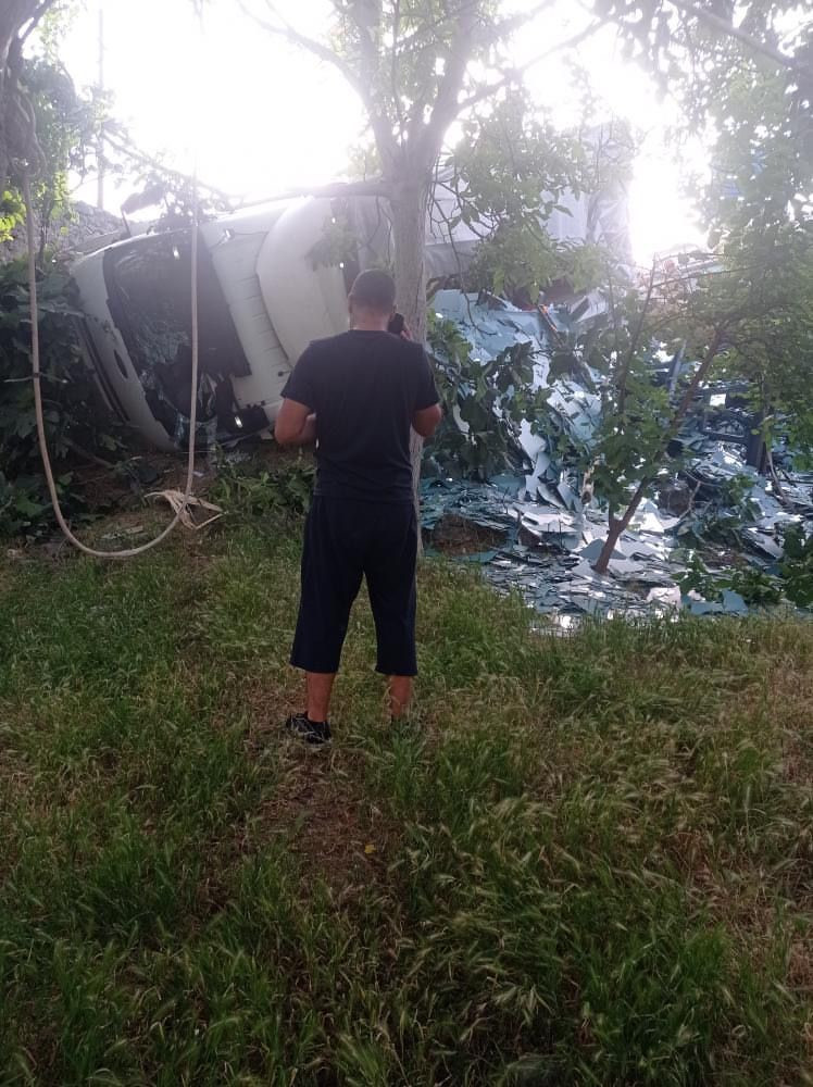 Kamyonun Freni Tutmadi Yayayi Eziyordu 11062024 Iha (2)