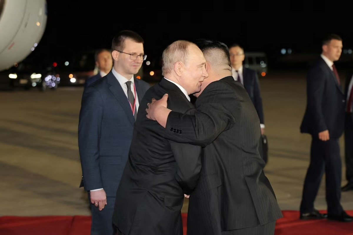 Vladimir Putin Kim Jong Un 19062024 10
