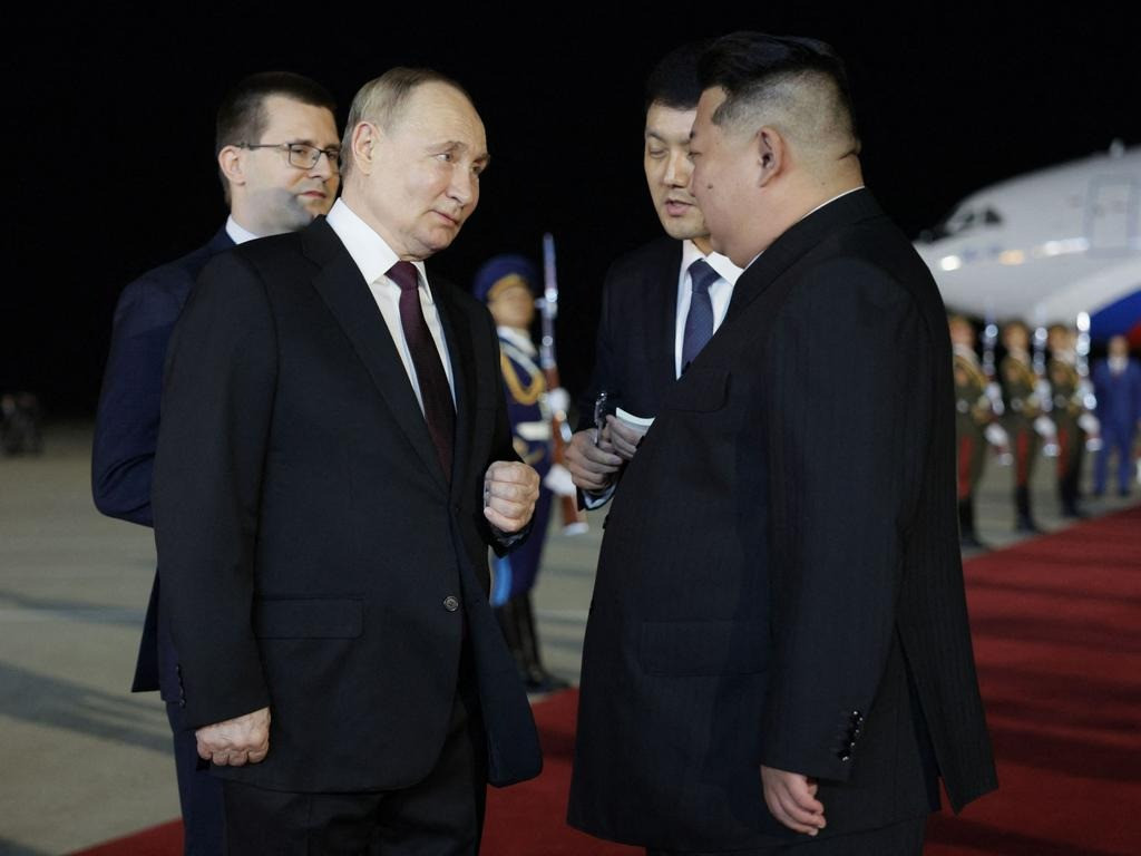 Vladimir Putin Kim Jong Un 19062024 12
