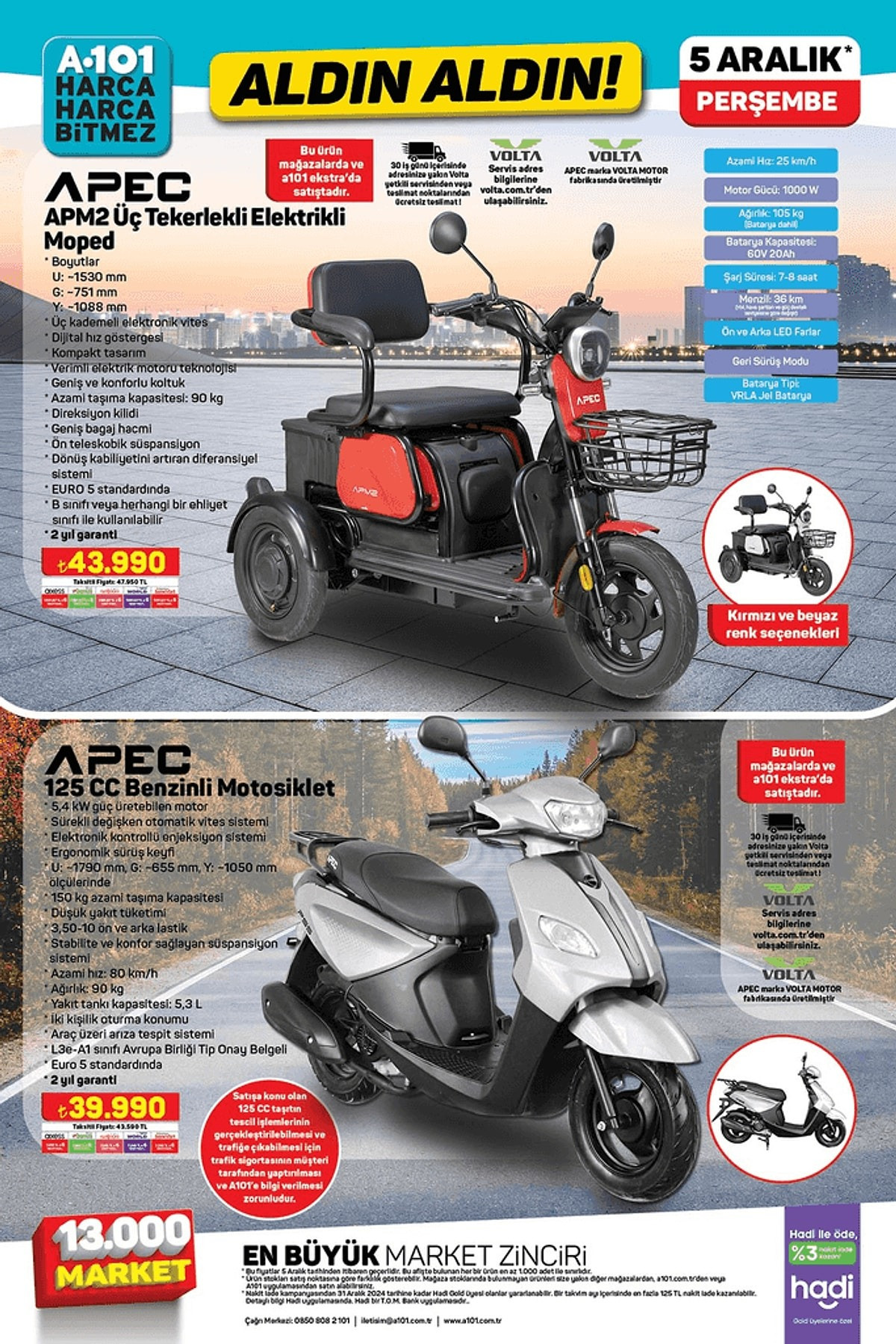A101 5 Aralik Katalogu F